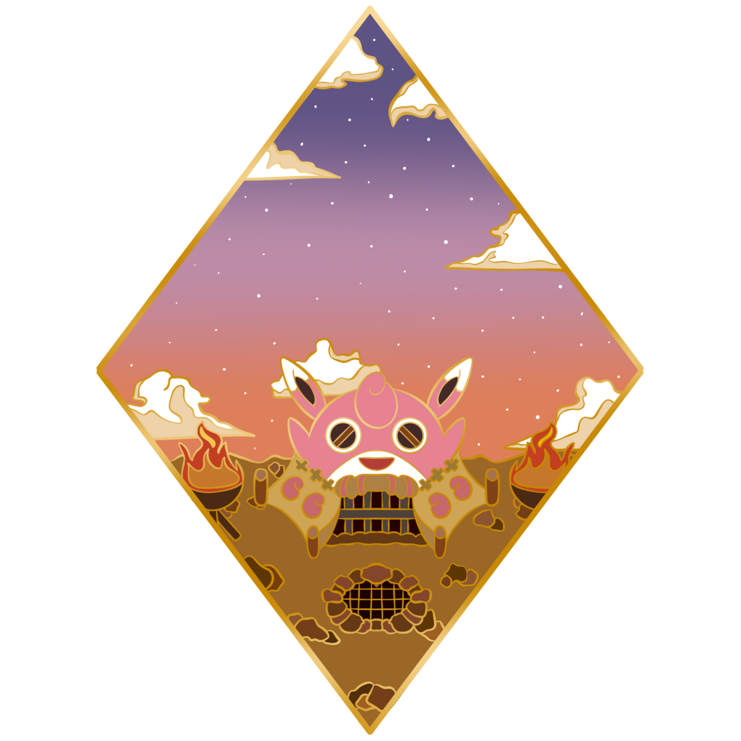 Wigglytuff's Guild Hard Enamel Pin