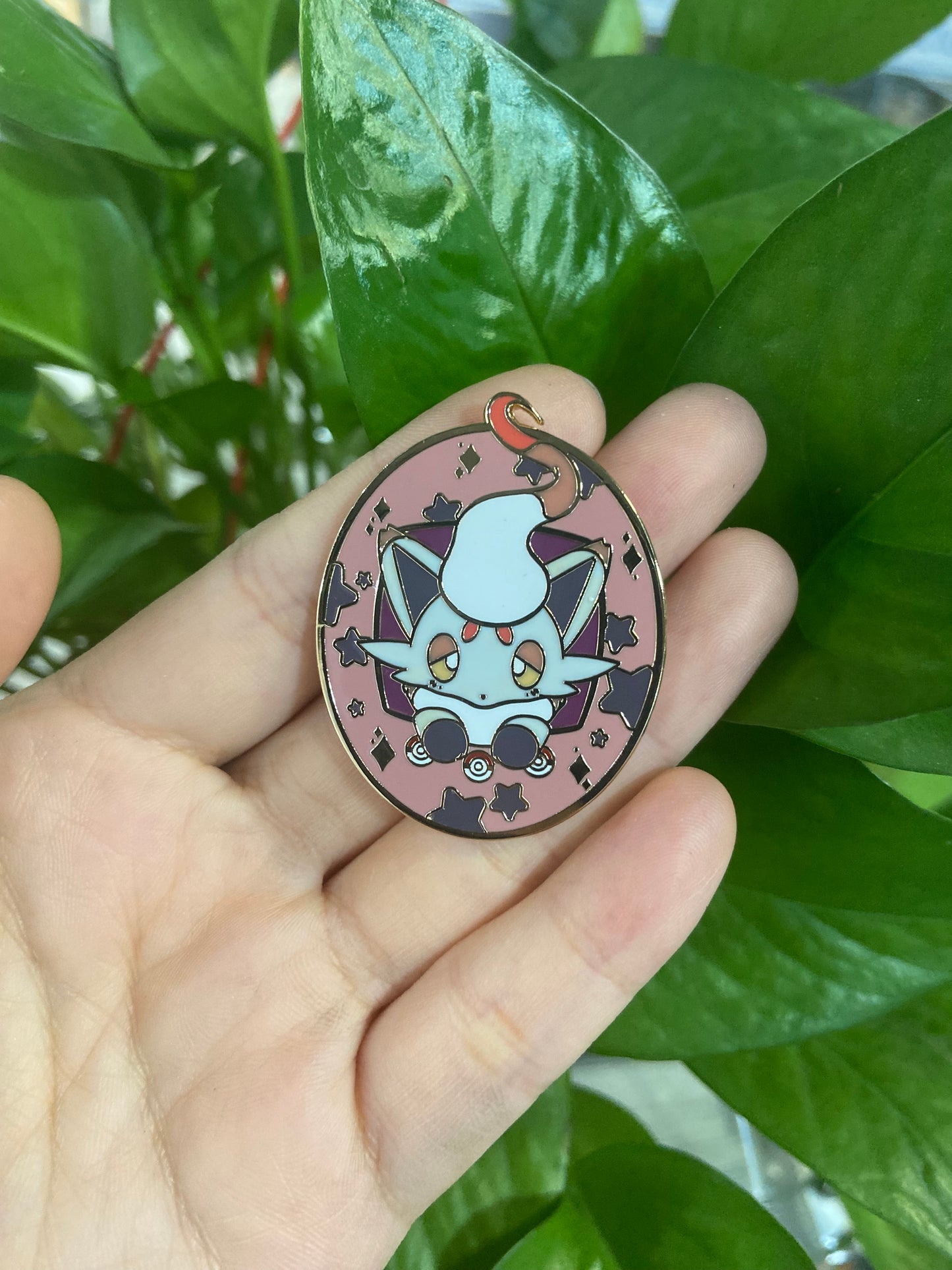 Hisuian Zorua Tamagotchi Enamel Pin | June 2025 Reward