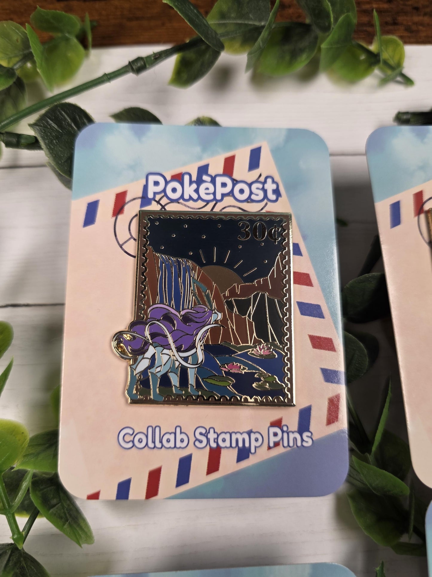 Suicune Stamp Pin