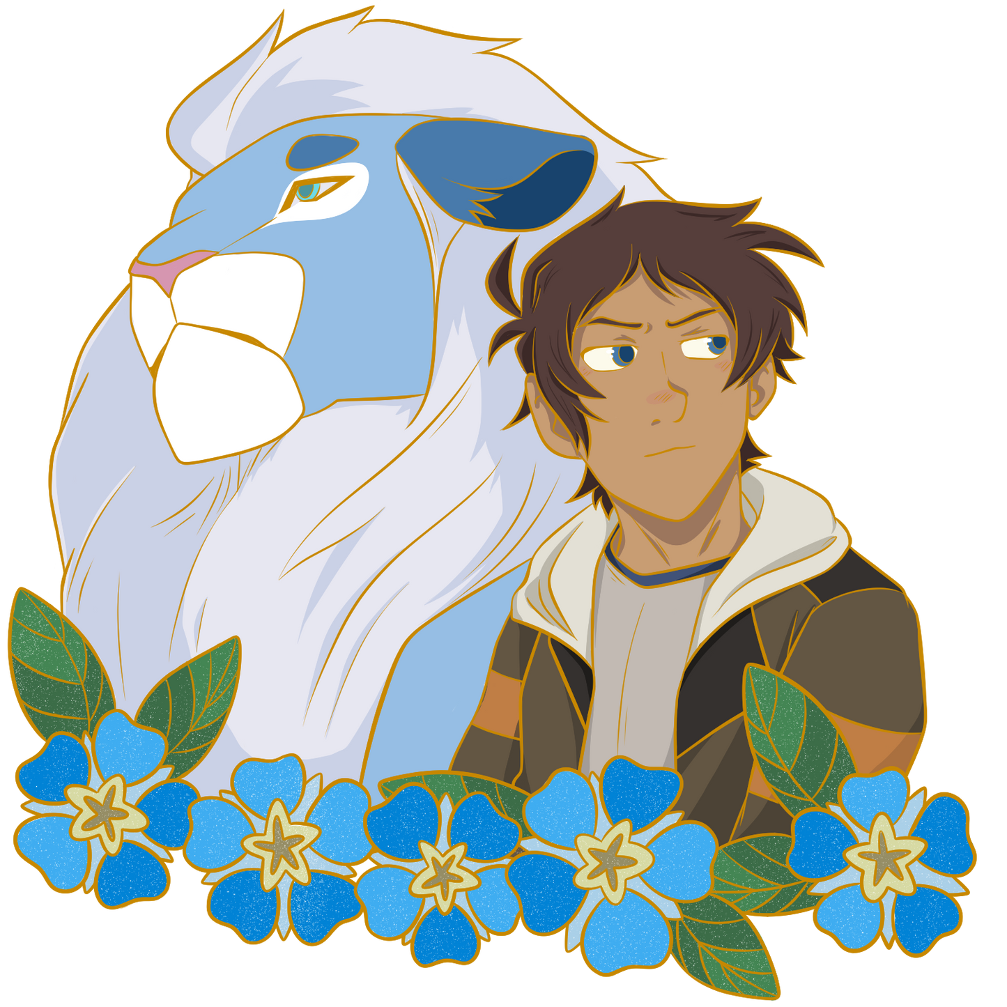Lance & Blue Enamel Pin [Preorder- Ships November]