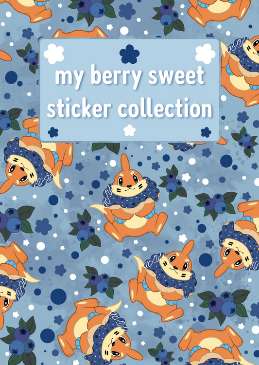 Berry Sweet Reusable Stickerbook