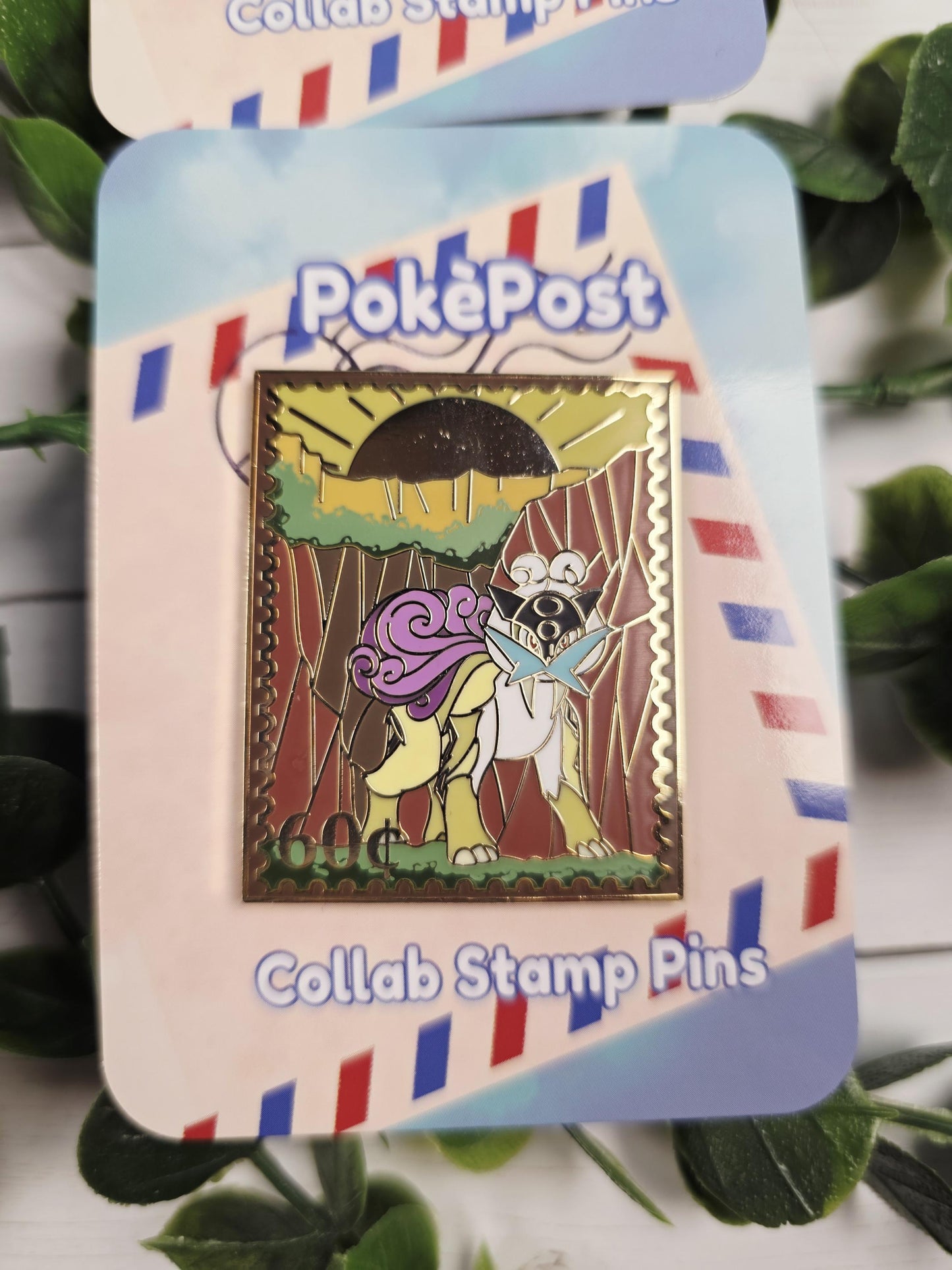 Raikou Stamp Enamel Pin