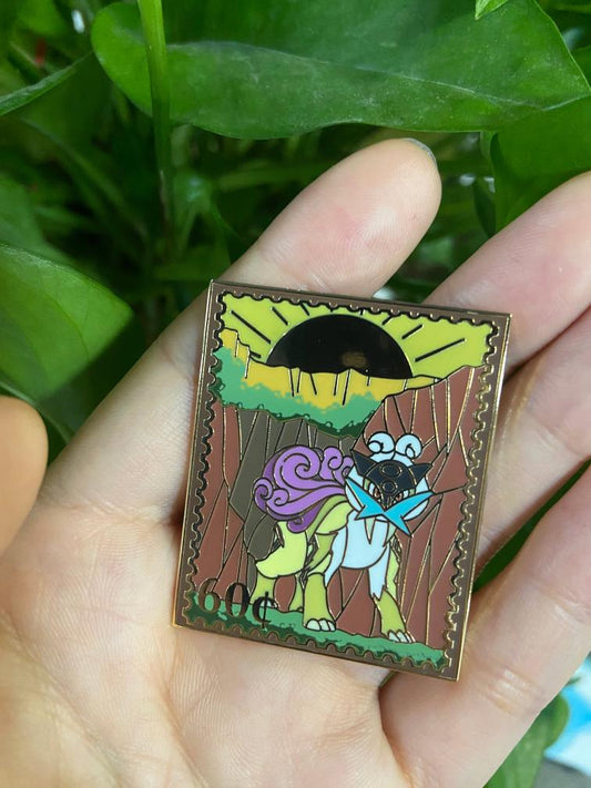 Raikou Stamp Enamel Pin