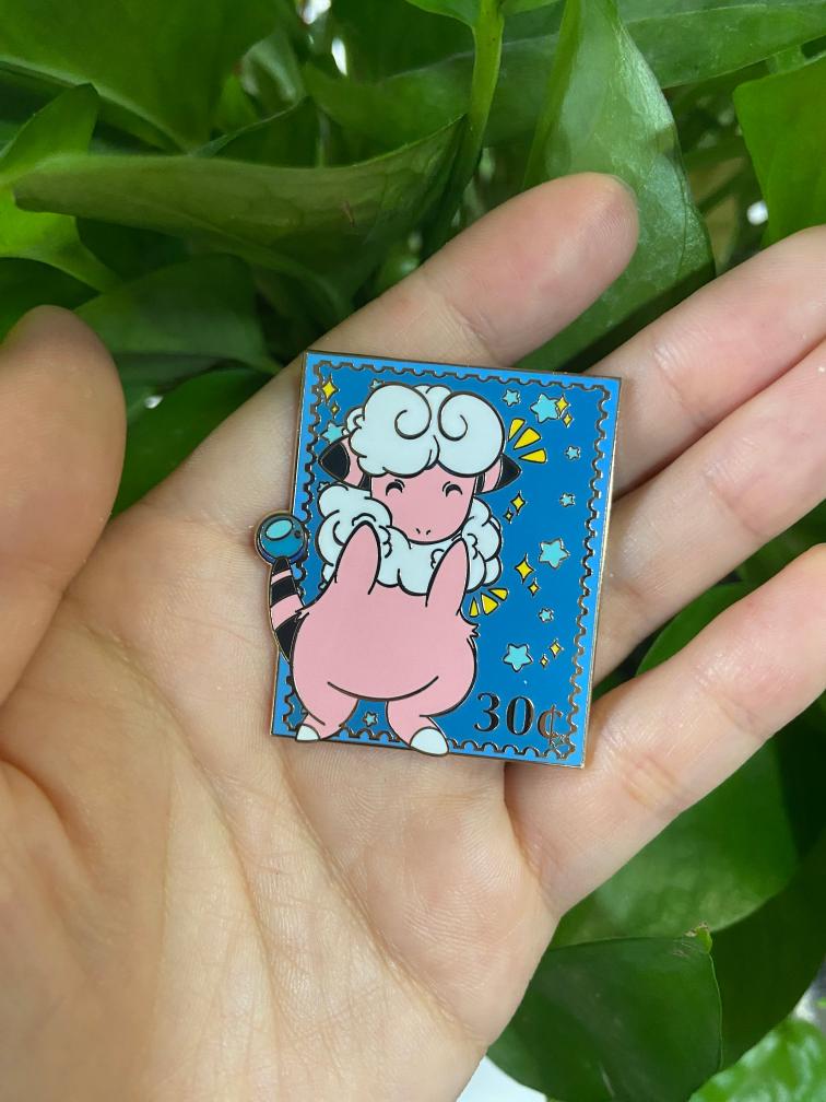Flaaffy Stamp Enamel Pin