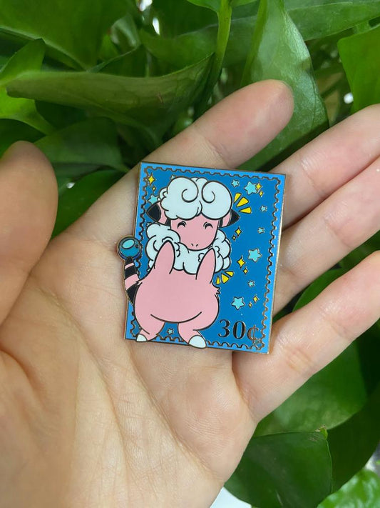 Flaaffy Stamp Enamel Pin