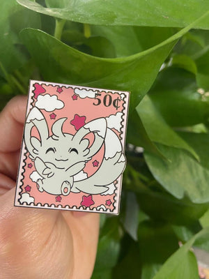 Minccino Stamp Enamel Pin