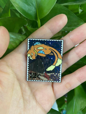 Buizel Stamp Enamel Pin